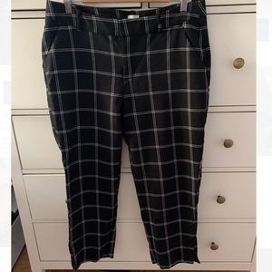 A NEW DAY | Black & White Plaid Cropped Trousers | MAKE ME AN OFFER